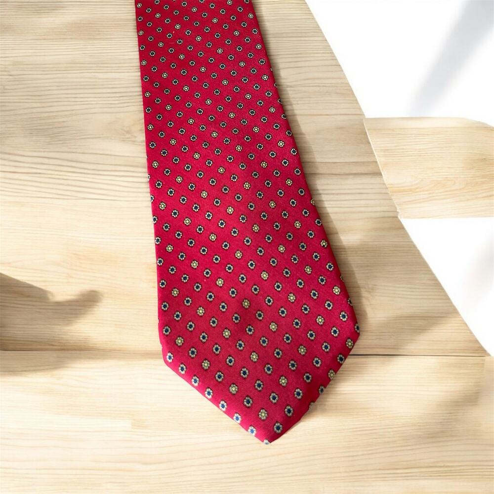 DON LOPER BEVERLY HILLS VINTAGE TIE MADE IN USA 100% ITALIAN SILK 57”